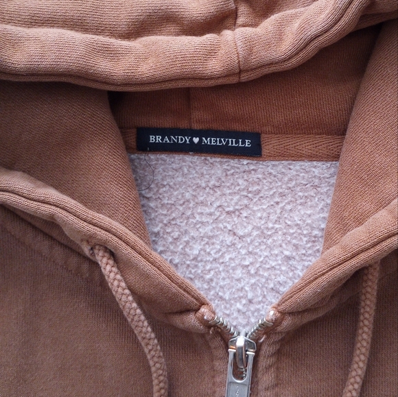 Brandy Melville Brown Hoodie - Picture 4 of 4